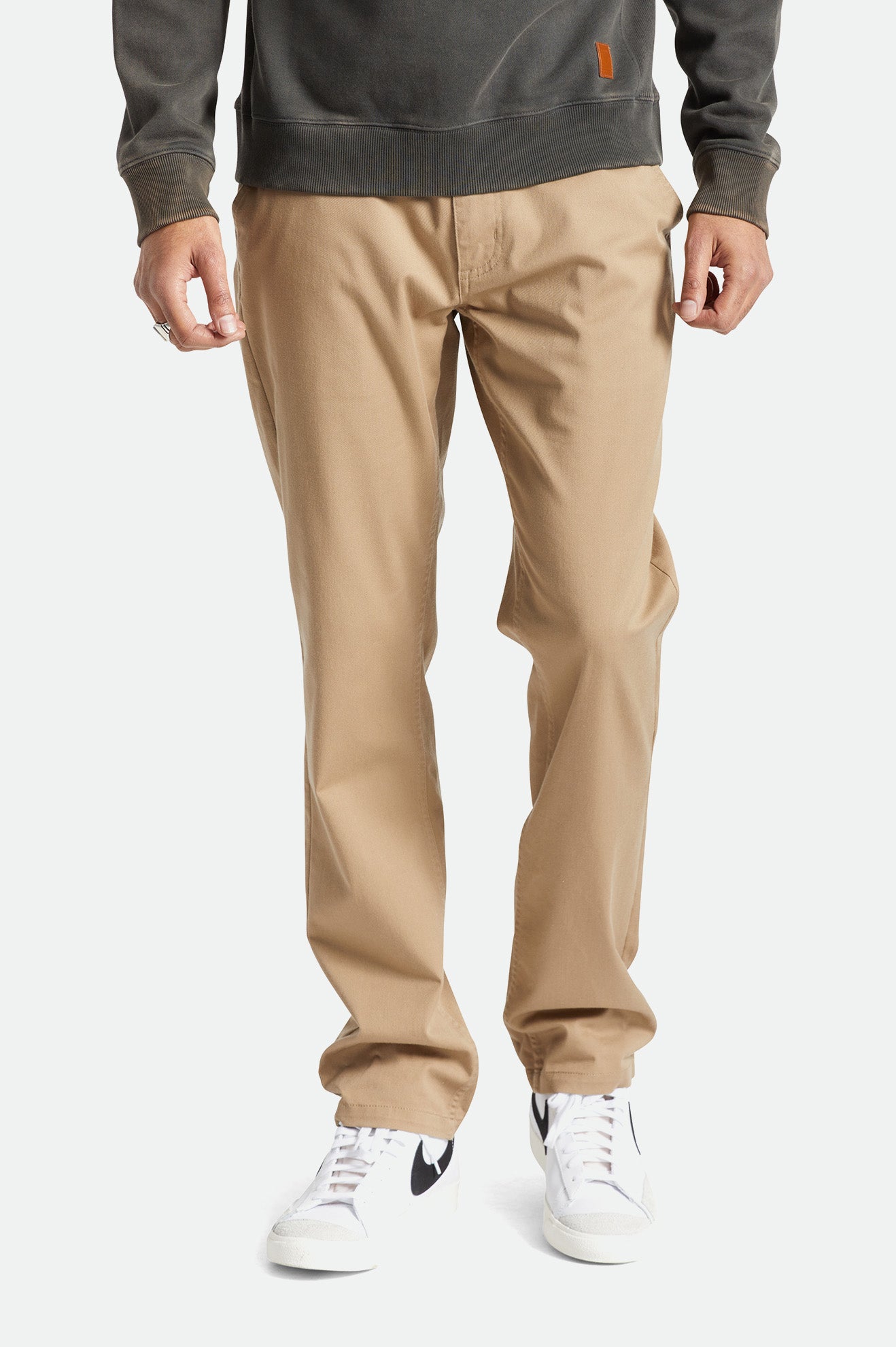 Men's Brixton Choice Chino Pants Khaki | 8253HFALB