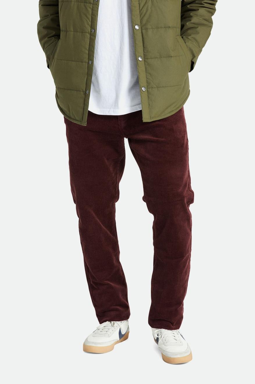 Men's Brixton Choice Chino Regular Pants Red | 1804WSQJE