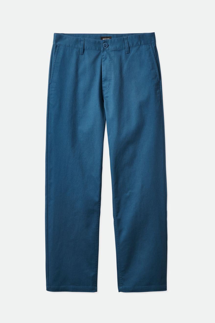 Men's Brixton Choice Chino Relaxed Pants Turquoise | 0396LPSOB