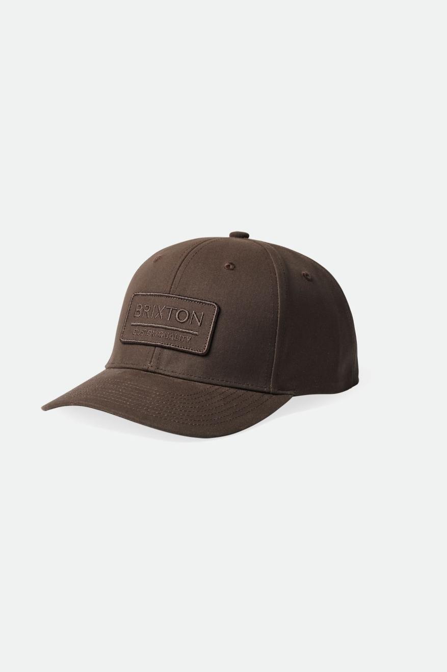 Men's Brixton Palmer Proper NetPlus MP Caps Brown | 8614TUCIX