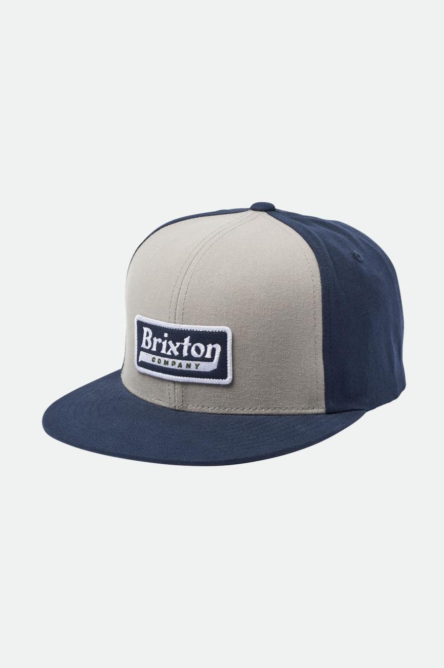 Men's Brixton Steadfast HP Caps Navy / Grey | 0197CFJQX