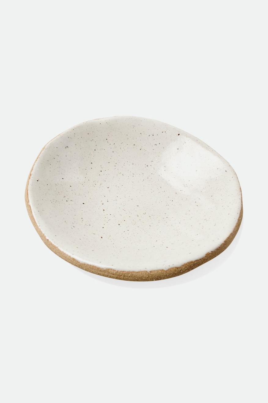 Unisex Brixton O-M Hand Crafted Ceramic Catch All Dish Accessories Beige | 0695PUCRF