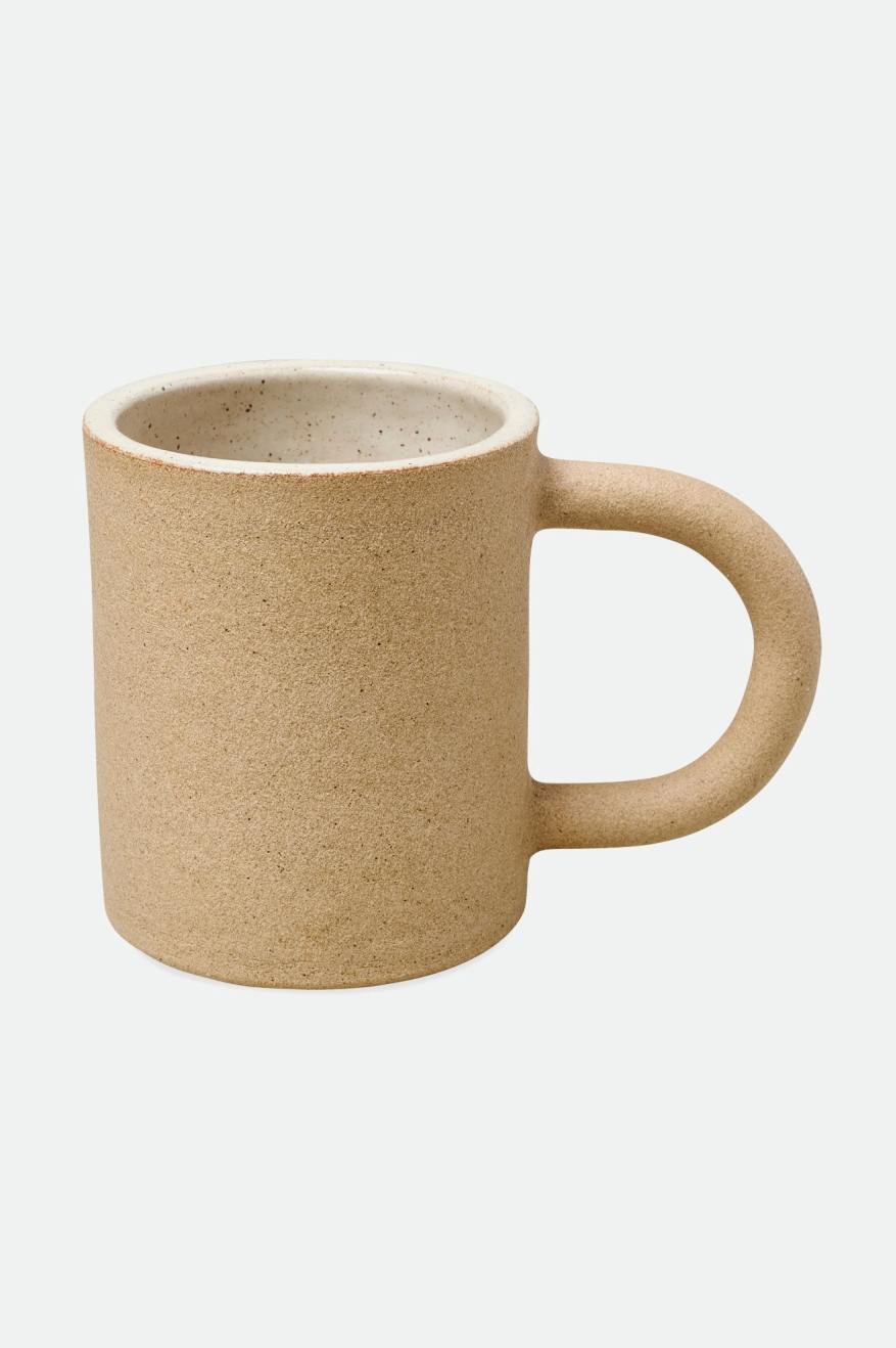 Unisex Brixton O-M Hand Crafted Ceramic Mug Accessories Beige | 5897MIWQB