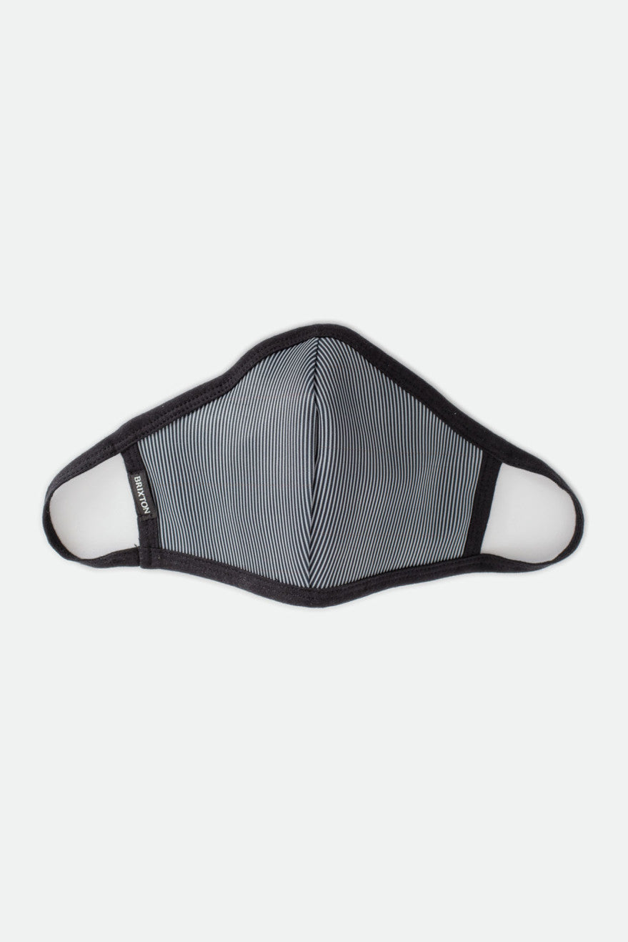 Unisex Brixton Reversible Face Masks Black | 9028EBHMS