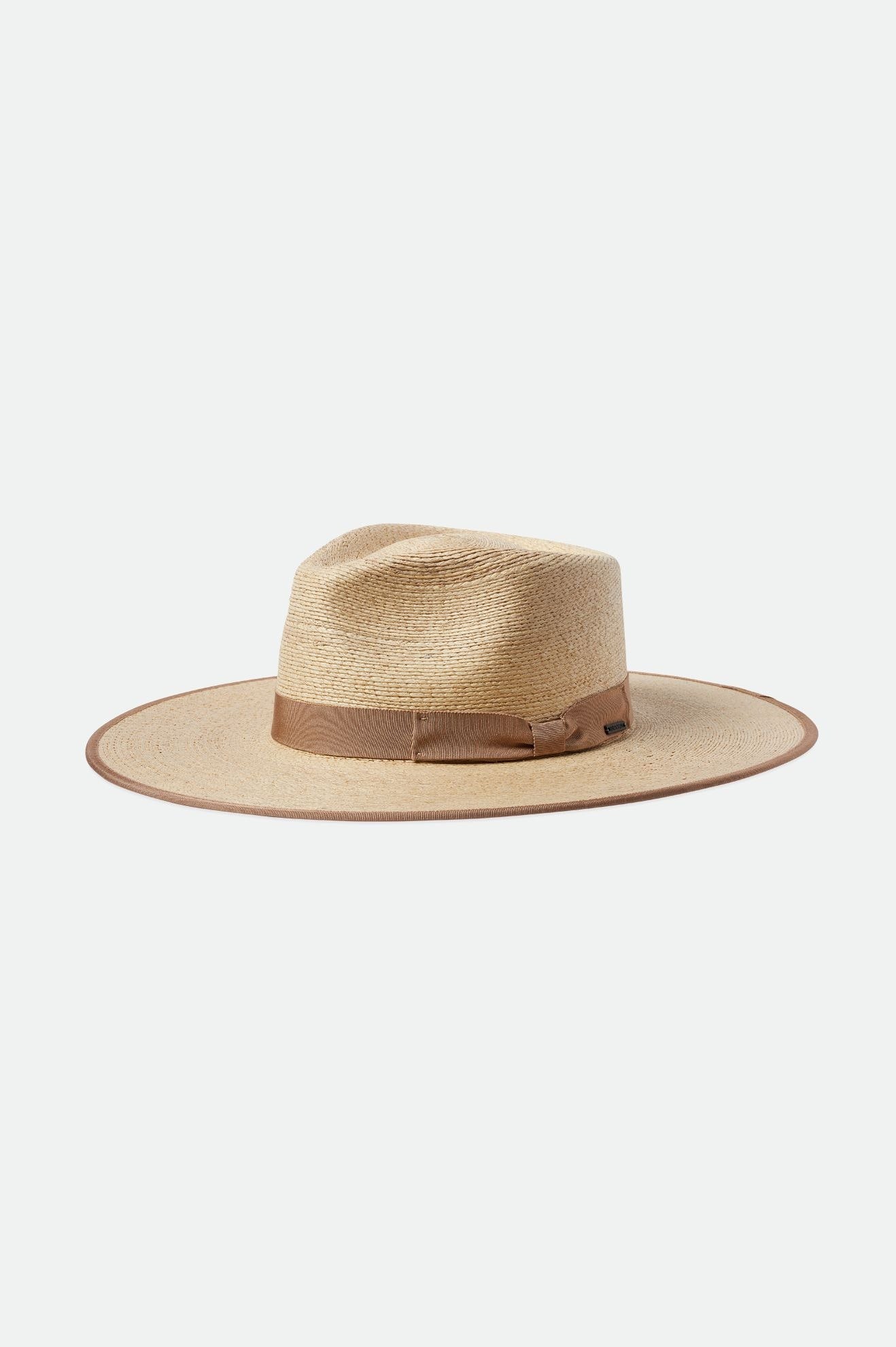 Women's Brixton Jo Straw Rancher Hat Hats Beige | 8196MFJCP