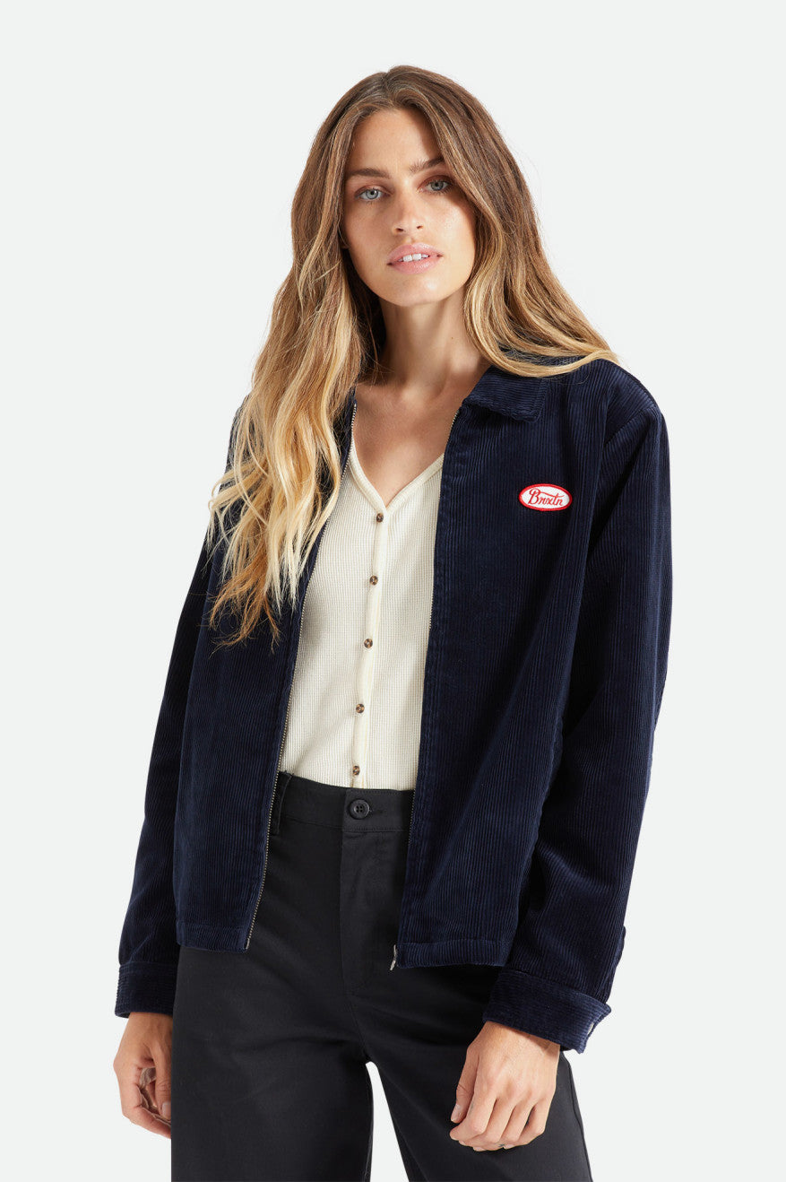 Women's Brixton Utopia Jackets Navy | 3572MPAWR