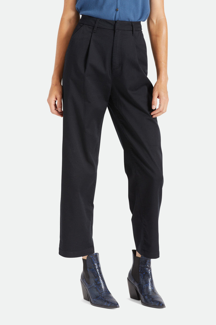 Women's Brixton Victory Trouser Bottoms Black | 2063NOQUC