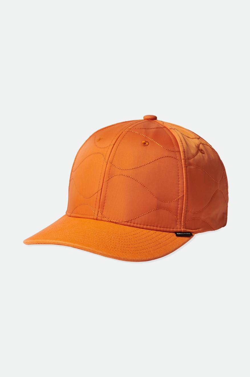 Men\'s Brixton Abraham NetPlus MP Tactical Hat Caps Orange | 1368TDKEB