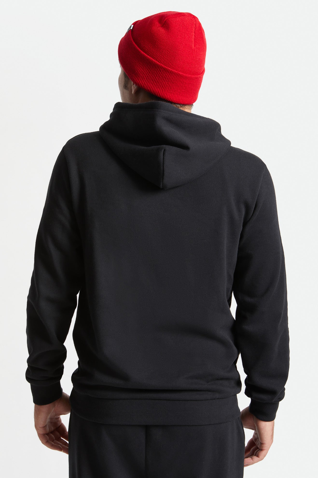 Men's Brixton Alton Hoodie Black | 2860WKJIE