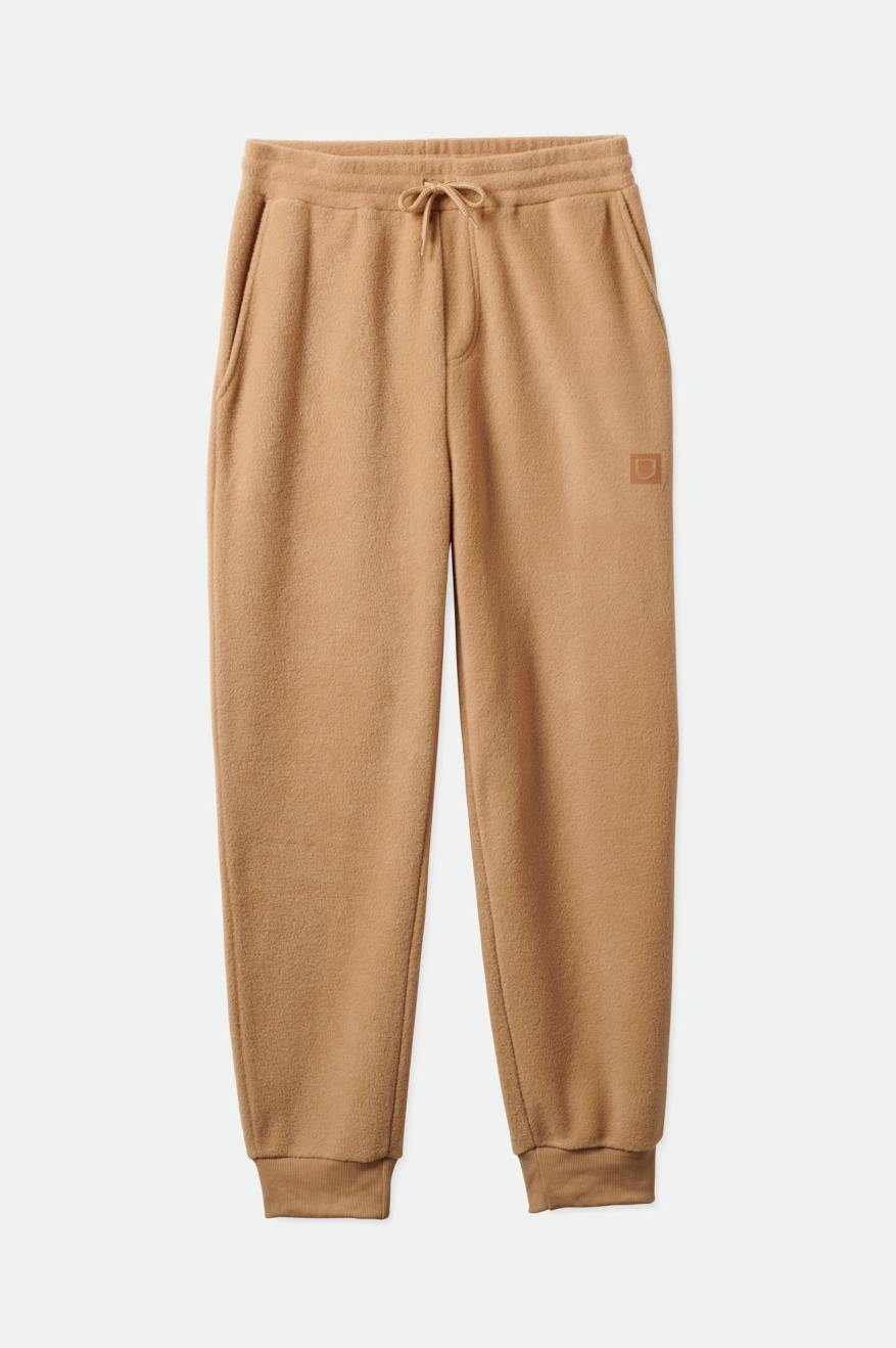 Men's Brixton Blanket Fleece Jogger Pants Beige | 3752GTVLA