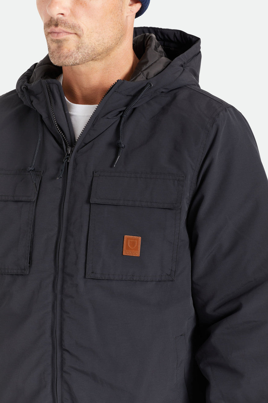 Men's Brixton Buck Jackets Black | 4539DYNEF