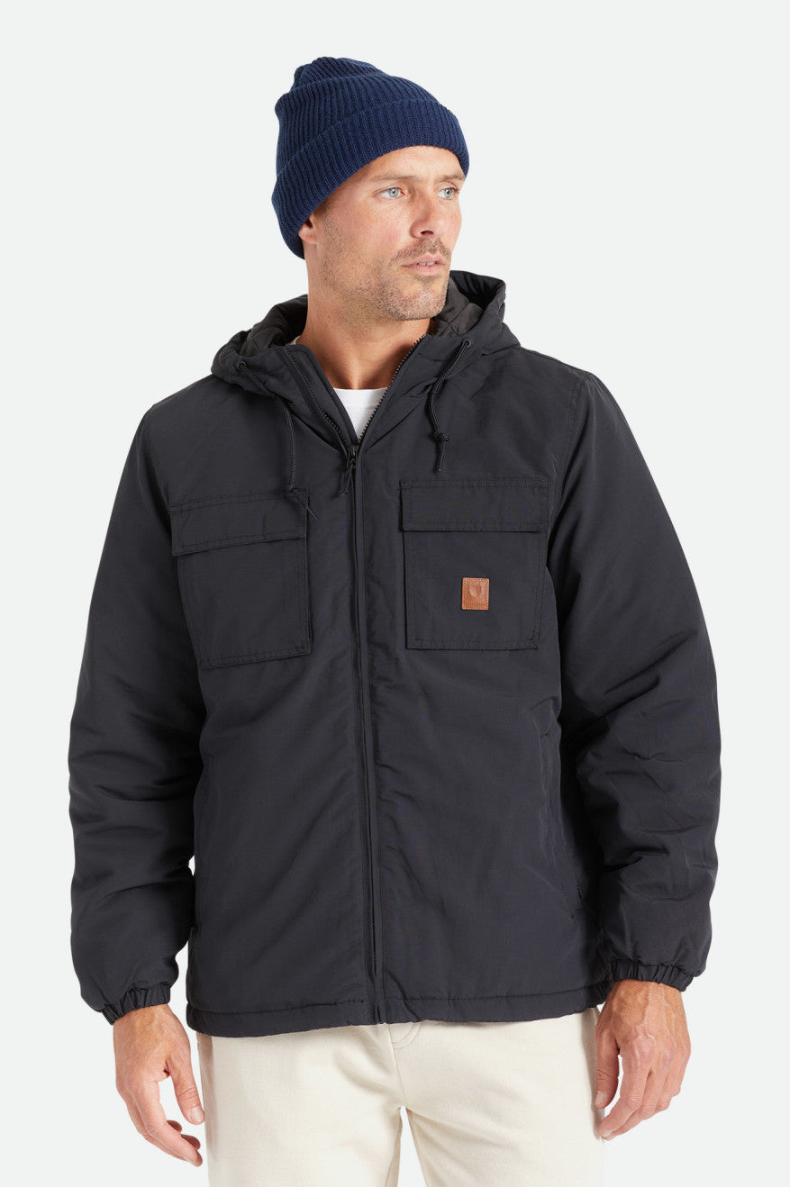 Men's Brixton Buck Jackets Black | 4539DYNEF