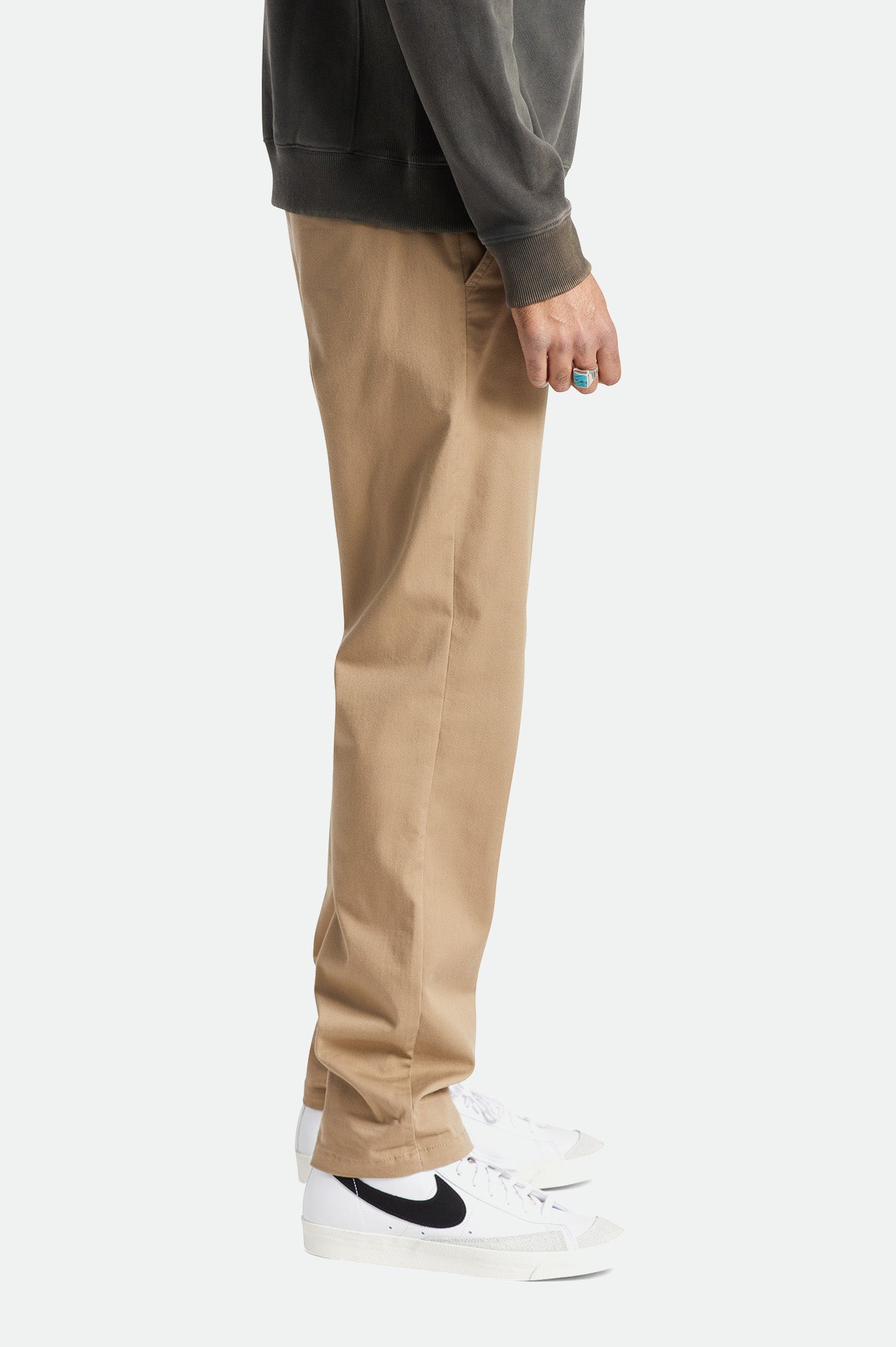 Men's Brixton Choice Chino Pants Khaki | 8253HFALB