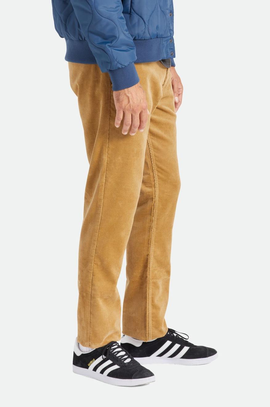 Men's Brixton Choice Chino Regular Pants Khaki | 0127THRUP