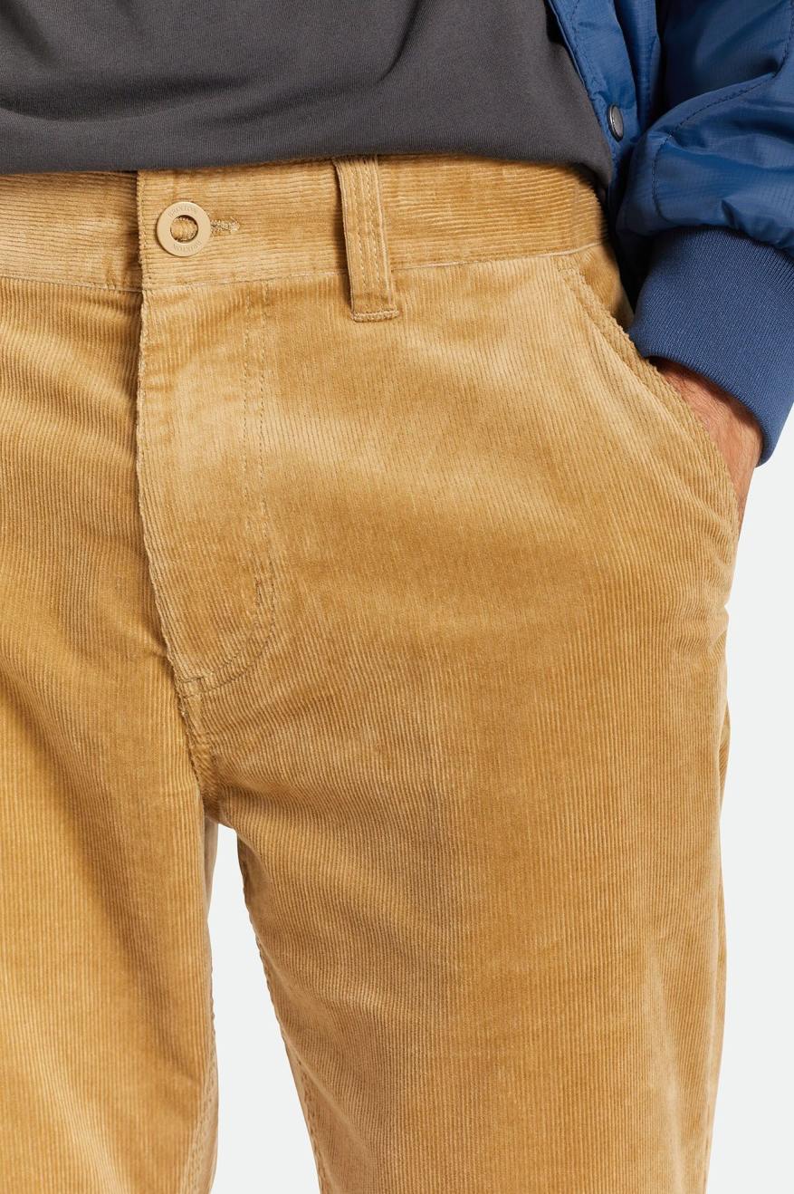 Men's Brixton Choice Chino Regular Pants Khaki | 0127THRUP