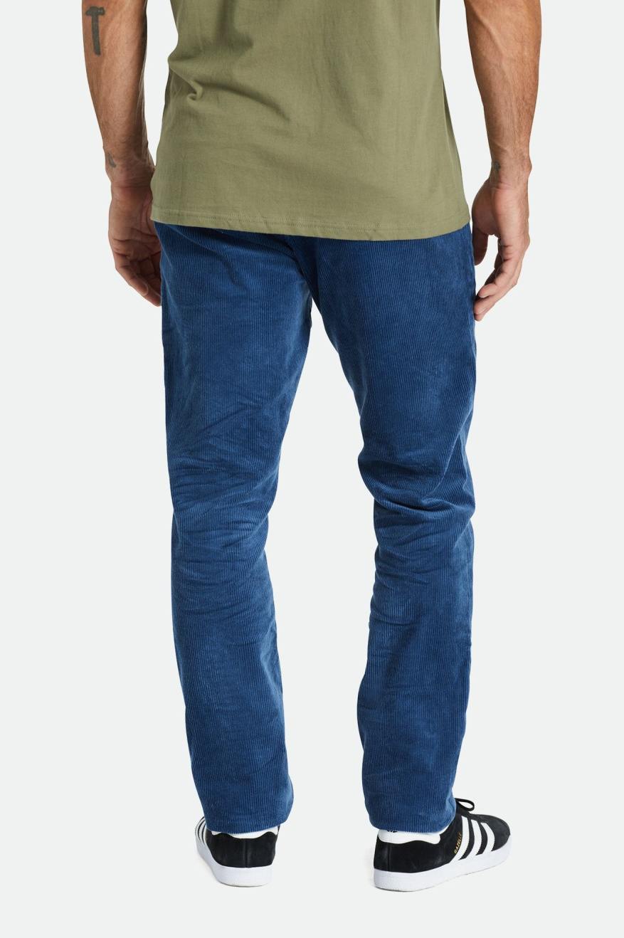 Men's Brixton Choice Chino Regular Pants Blue | 7058BSKJI