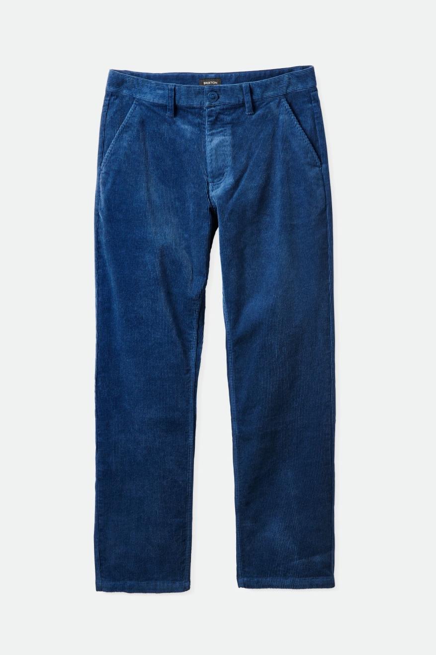 Men's Brixton Choice Chino Regular Pants Blue | 7058BSKJI