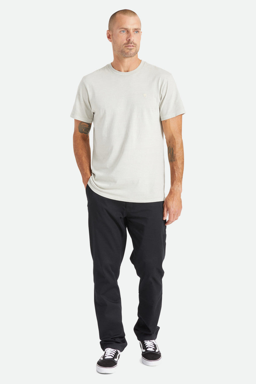 Men's Brixton Choice Chino Regular Pants Black | 7635MUZRH