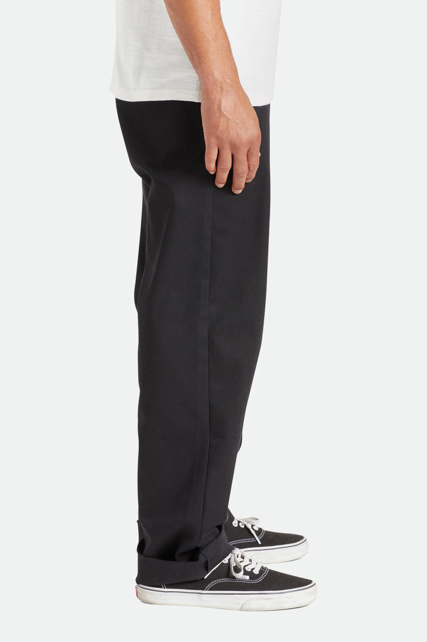 Men's Brixton Choice Chino Relaxed Pants Black | 1268VPGNF