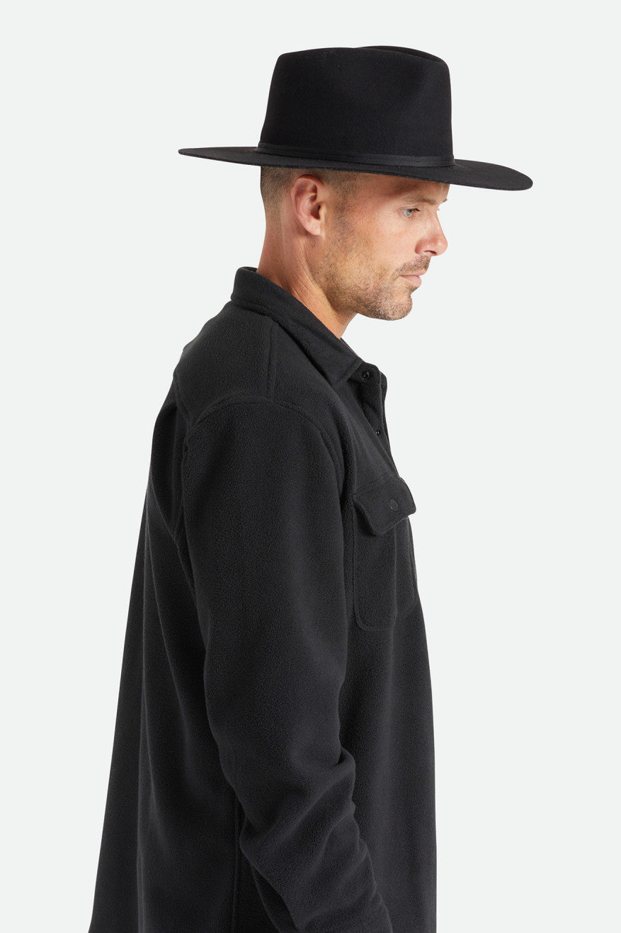 Men's Brixton Cohen Cowboy Hats Black | 8407TDILS