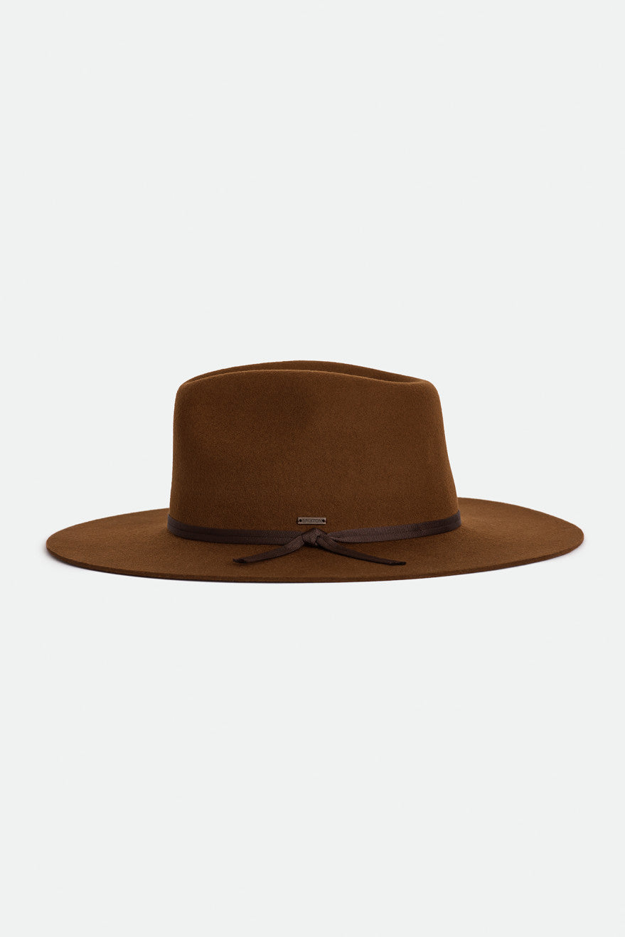 Men's Brixton Cohen Cowboy Hats Coffee | 5903ZYIDH