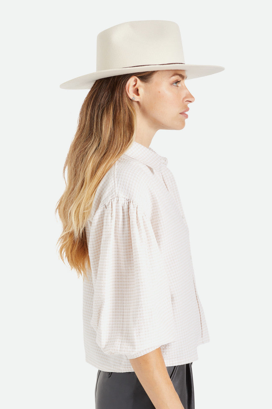 Men's Brixton Cohen Cowboy Hats White | 5439BMNXP