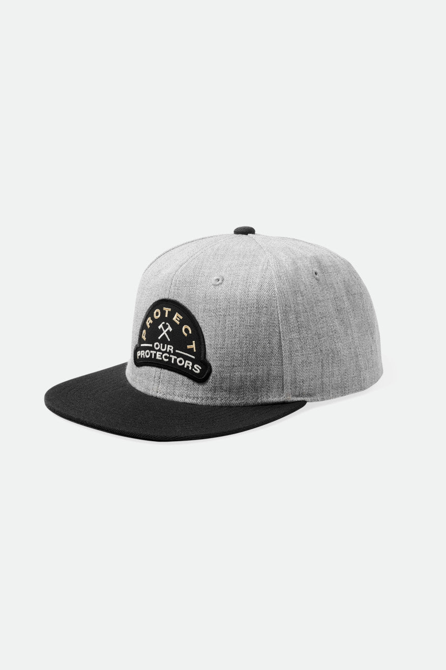 Men\'s Brixton Coors Protector MP Caps Light Grey / Black | 5963OWTNY