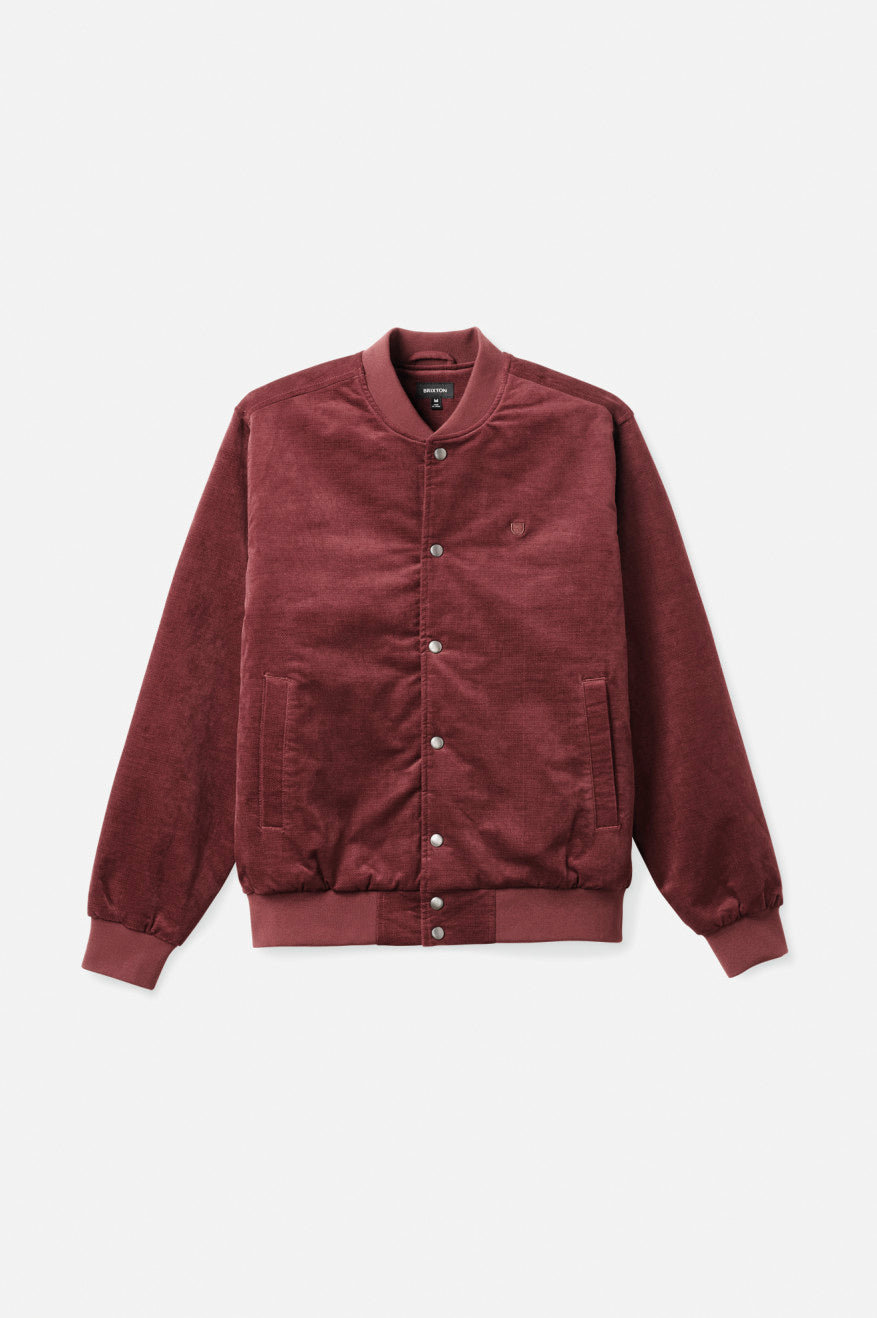 Men's Brixton Dillinger Bomber Jackets Red | 7912WGZXY