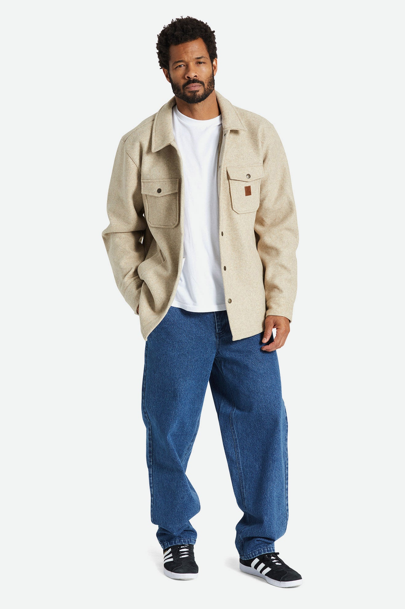 Men's Brixton Durham Reserve Jackets Beige | 6234BSUMX