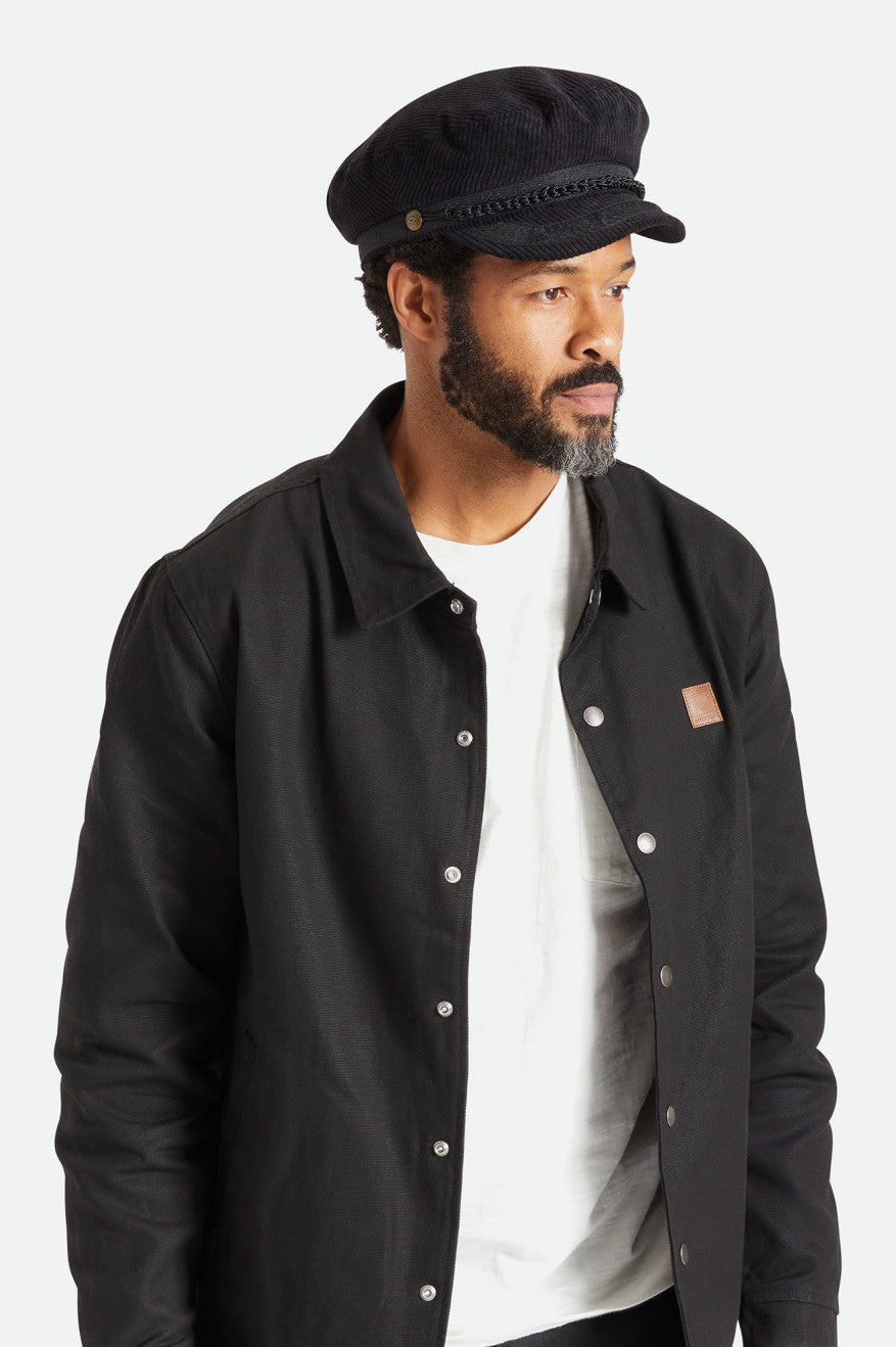 Men's Brixton Fiddler Reserve Hats Black | 0125FYICH