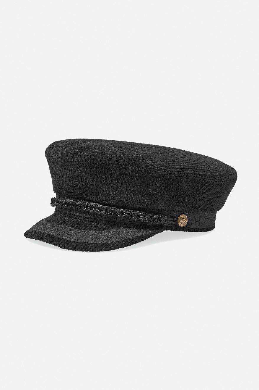 Men\'s Brixton Fiddler Reserve Hats Black | 0125FYICH