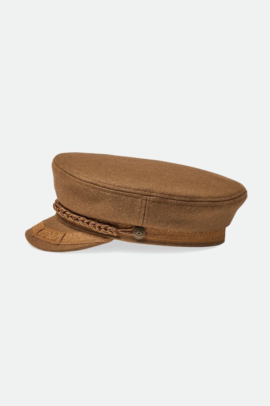 Men's Brixton Fiddler Reserve Hats Brown | 7240NUXJS