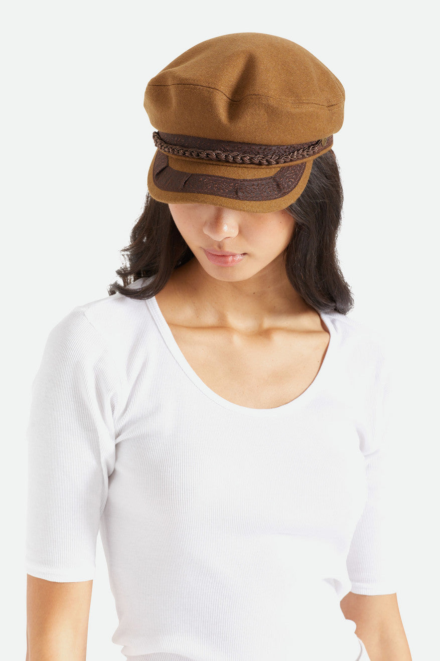 Men's Brixton Fiddler Reserve Hats Brown | 7240NUXJS