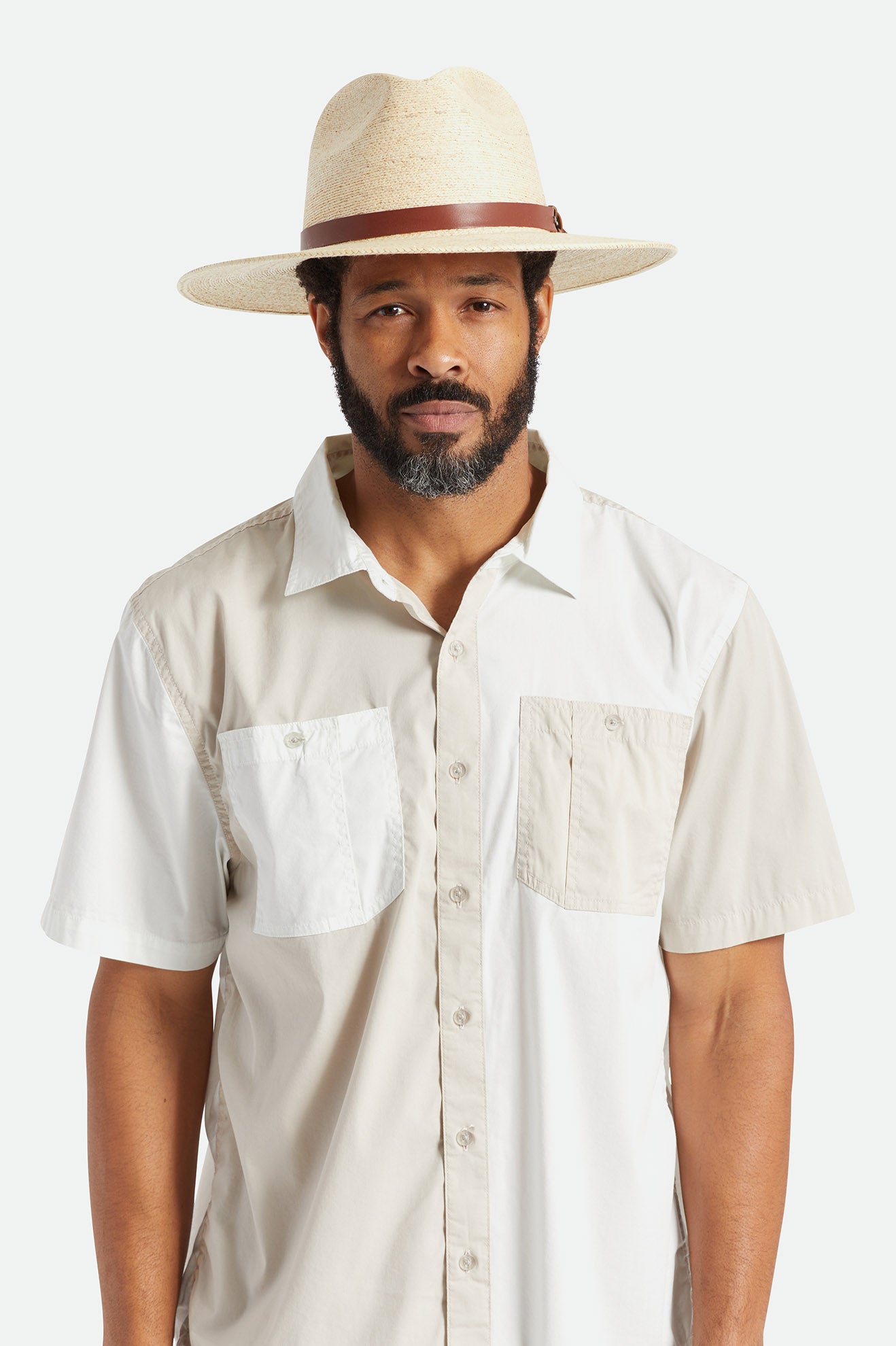 Men's Brixton Field Proper Hats Beige | 9716NPCUM