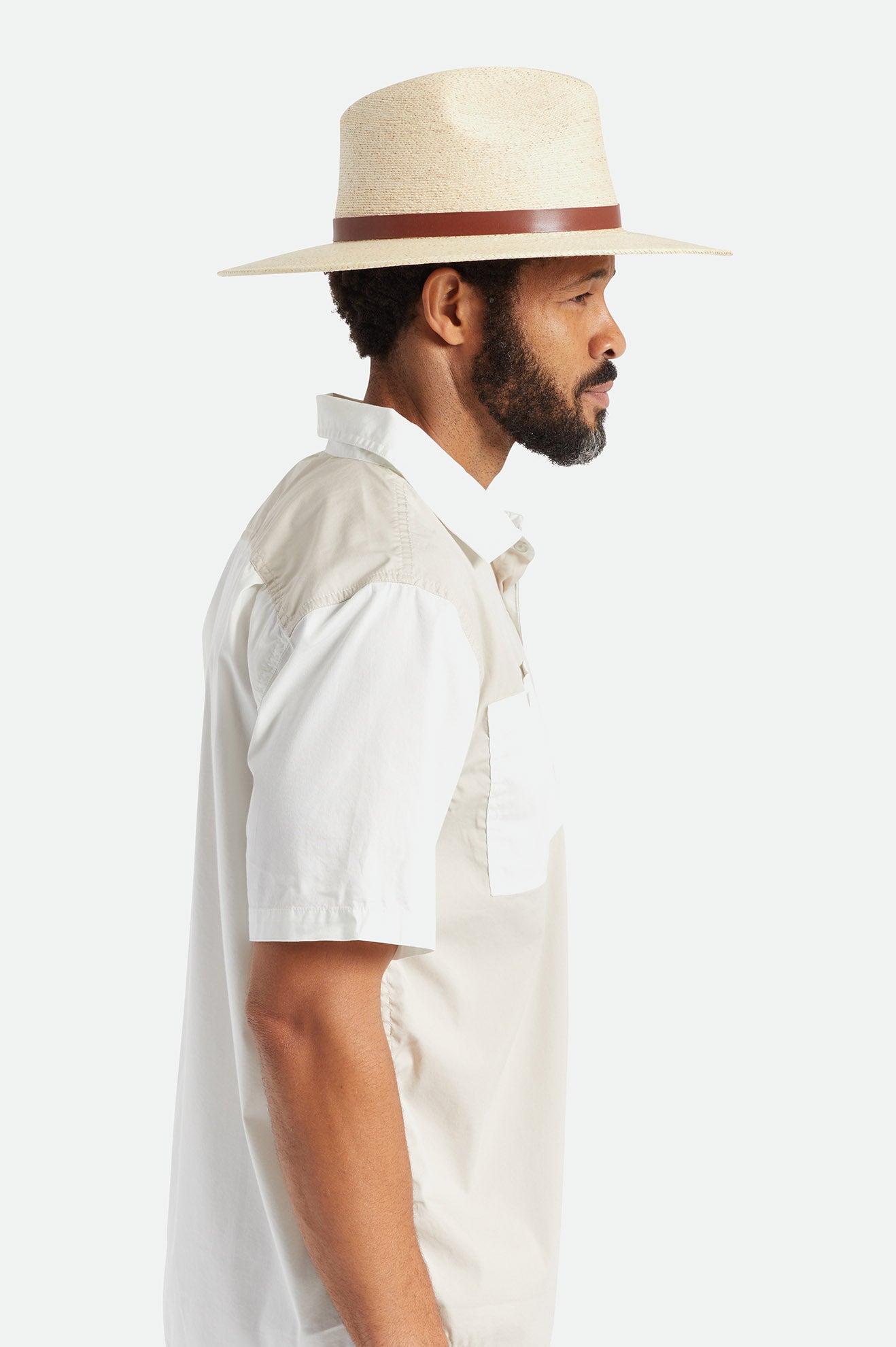 Men's Brixton Field Proper Hats Beige | 9716NPCUM