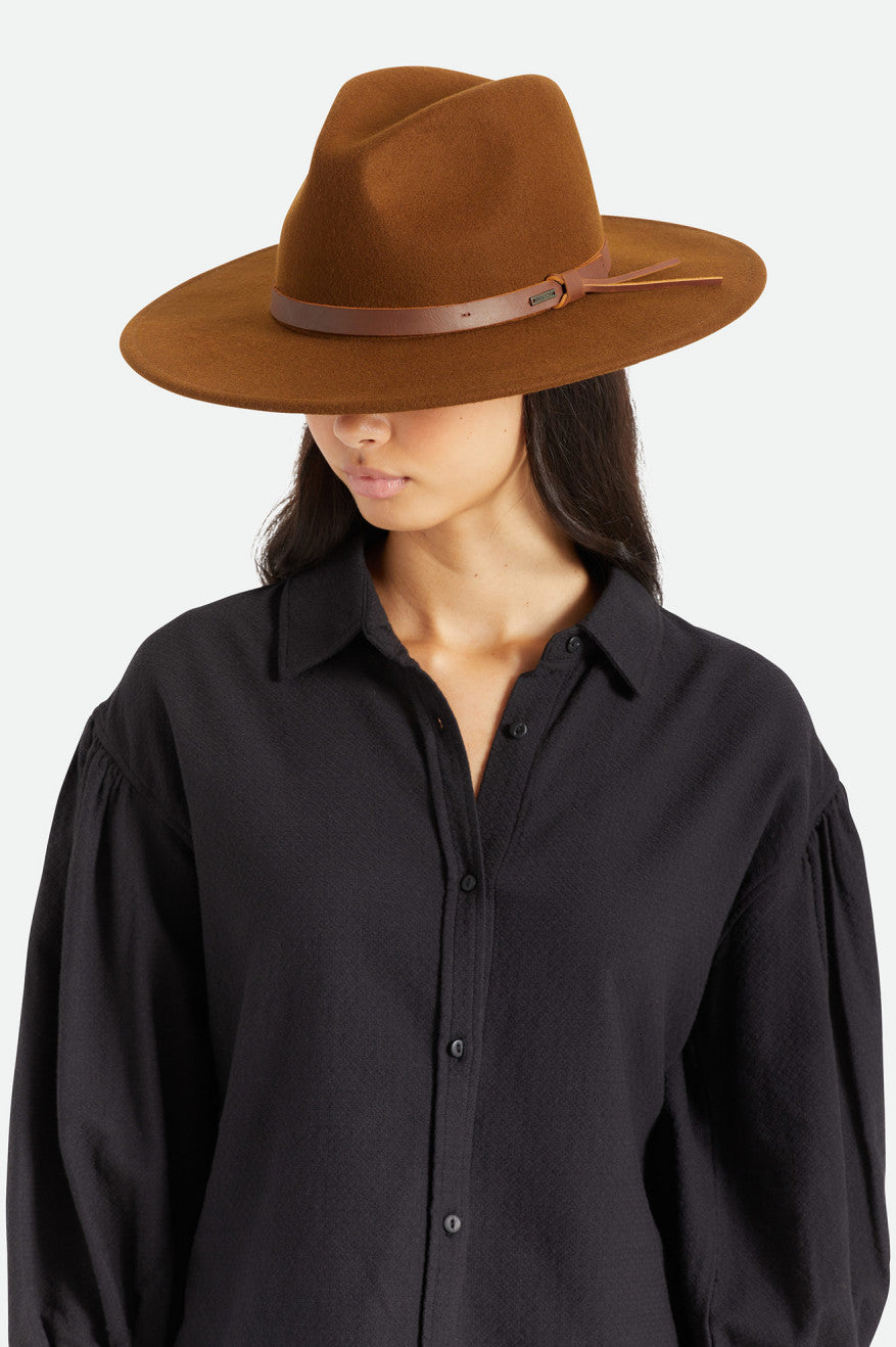 Men's Brixton Field Proper Hats Coffee | 5723MPIAF