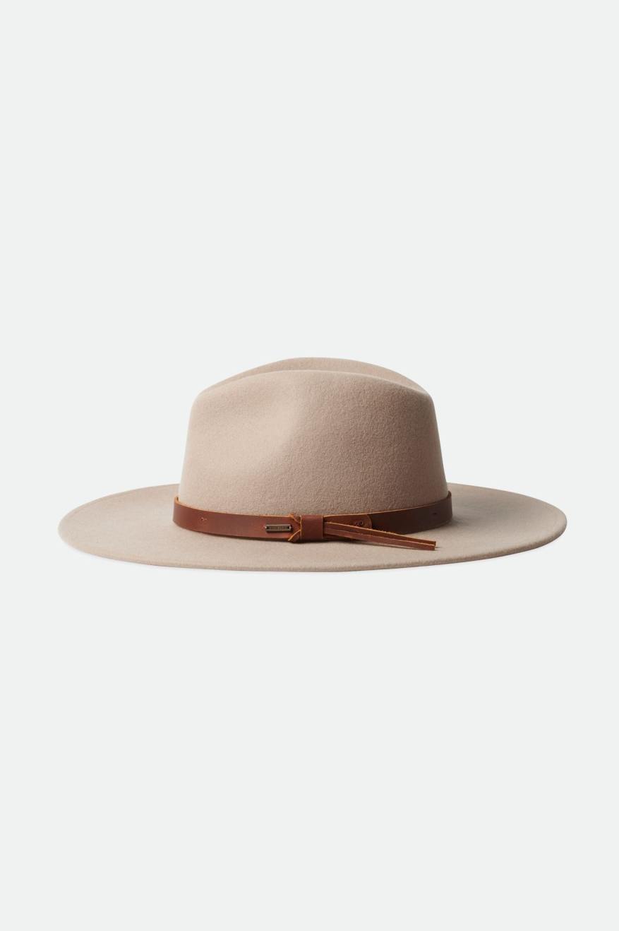 Men's Brixton Field Proper Hats White | 9062UADHB