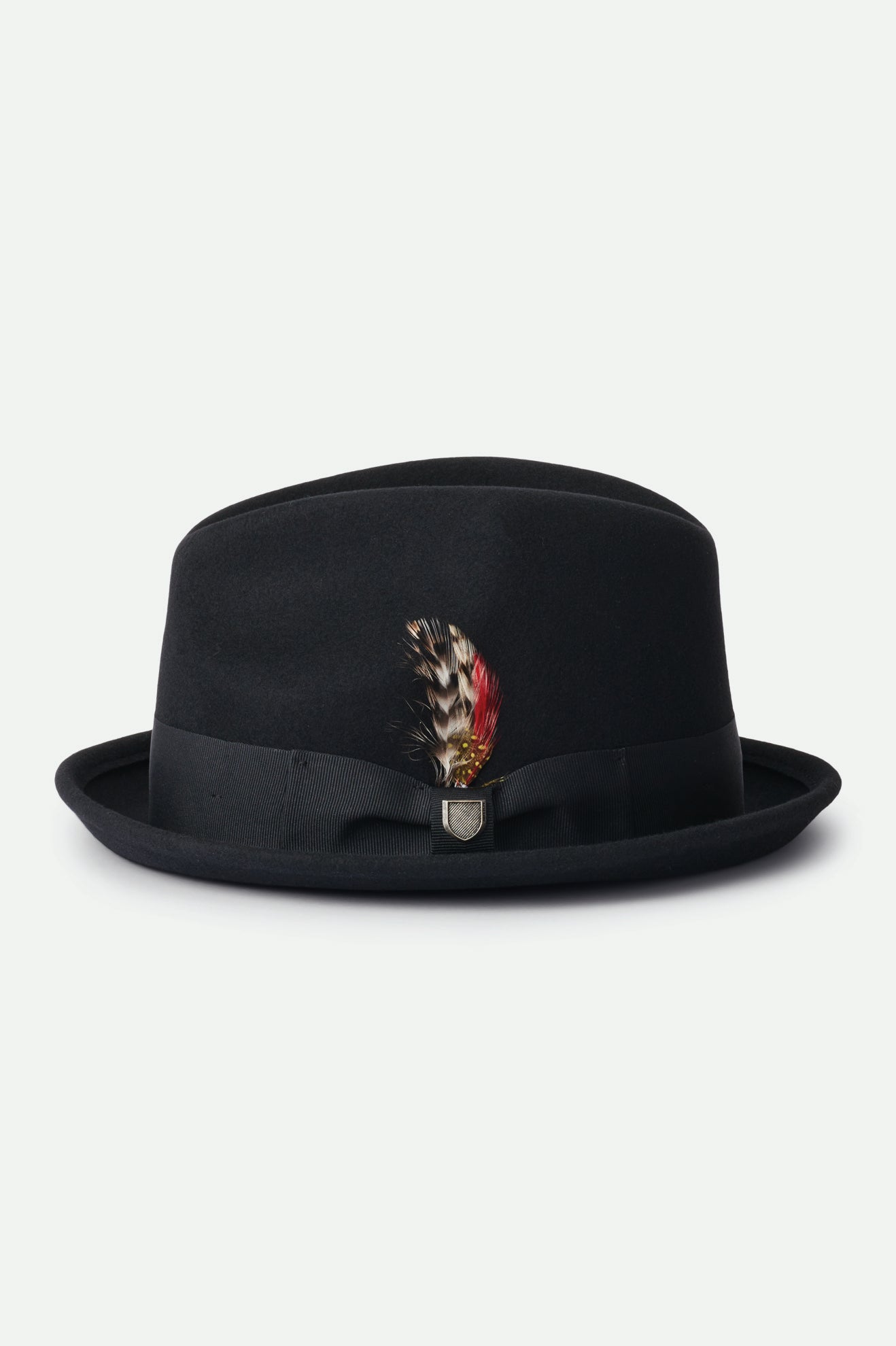 Men's Brixton Gain Fedoras Black | 9246ZGTNO