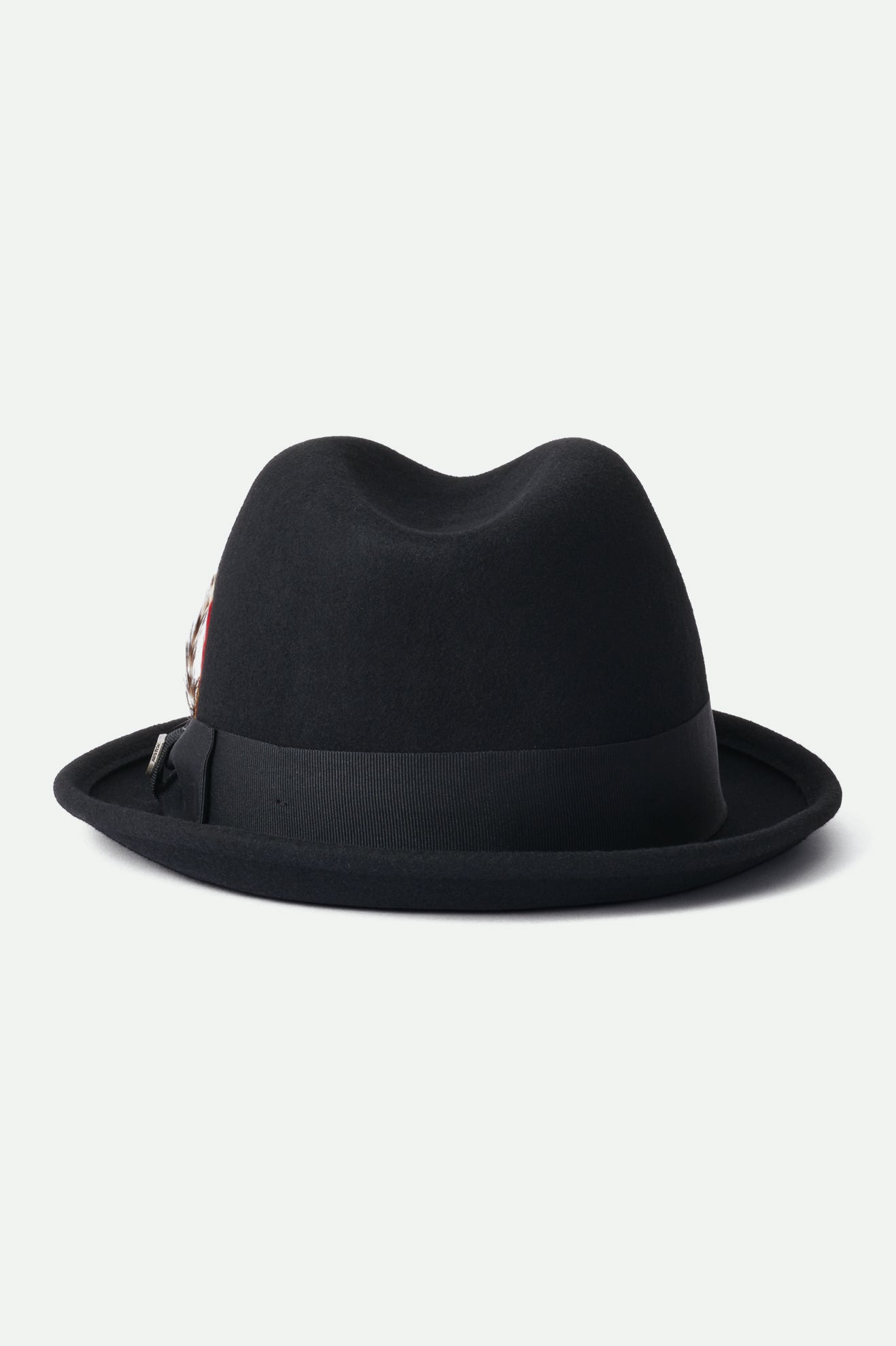 Men's Brixton Gain Fedoras Black | 9246ZGTNO