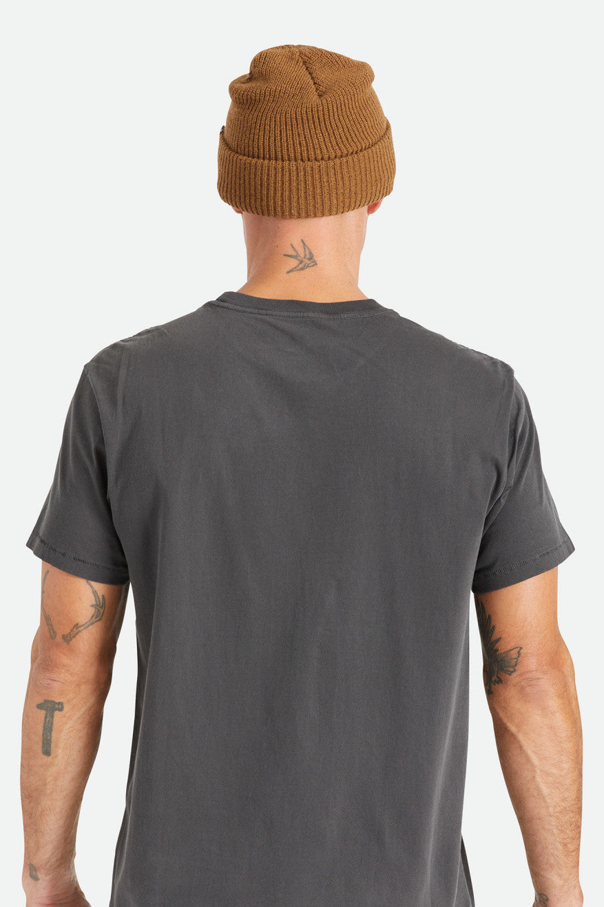 Men's Brixton Heist Beanie Brown | 1249UTGLC