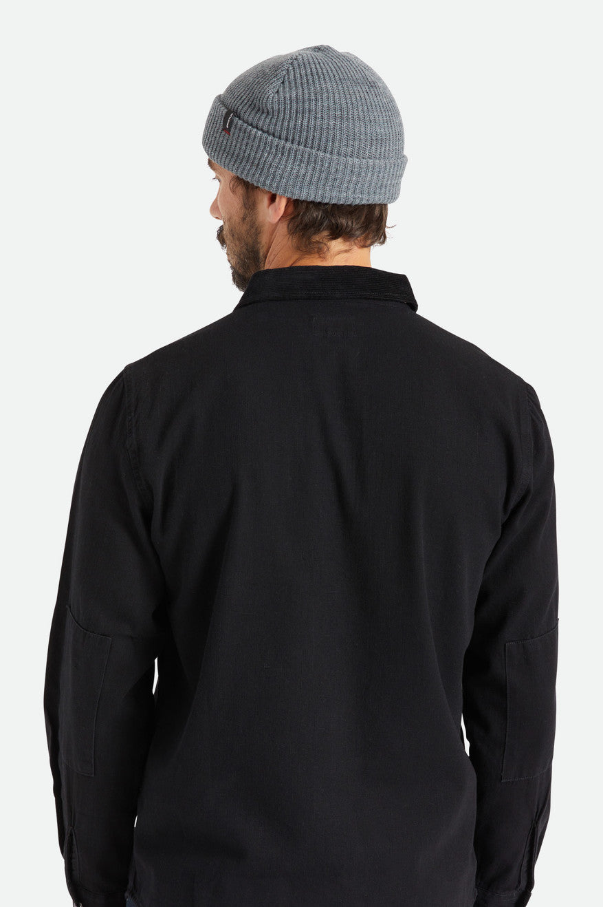 Men's Brixton Heist Beanie Grey | 1238KNMTH