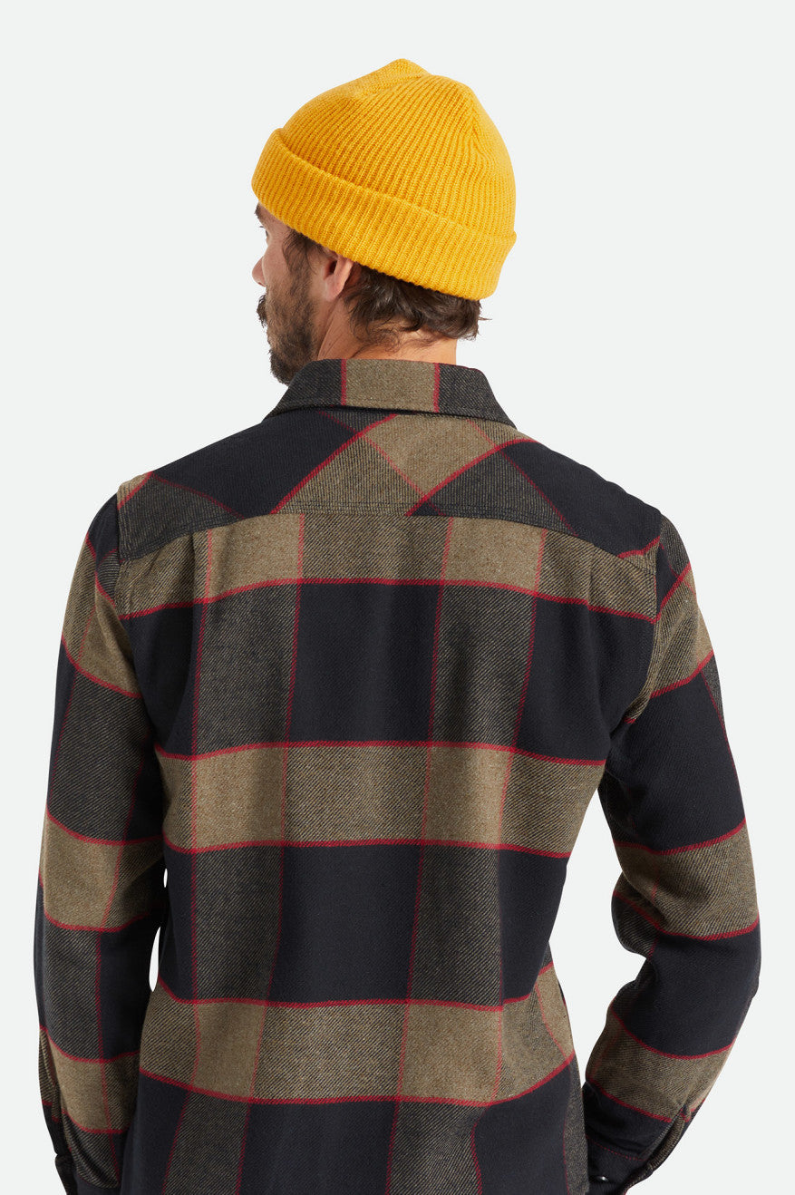 Men's Brixton Heist Beanie Mustard | 1027FJLVI