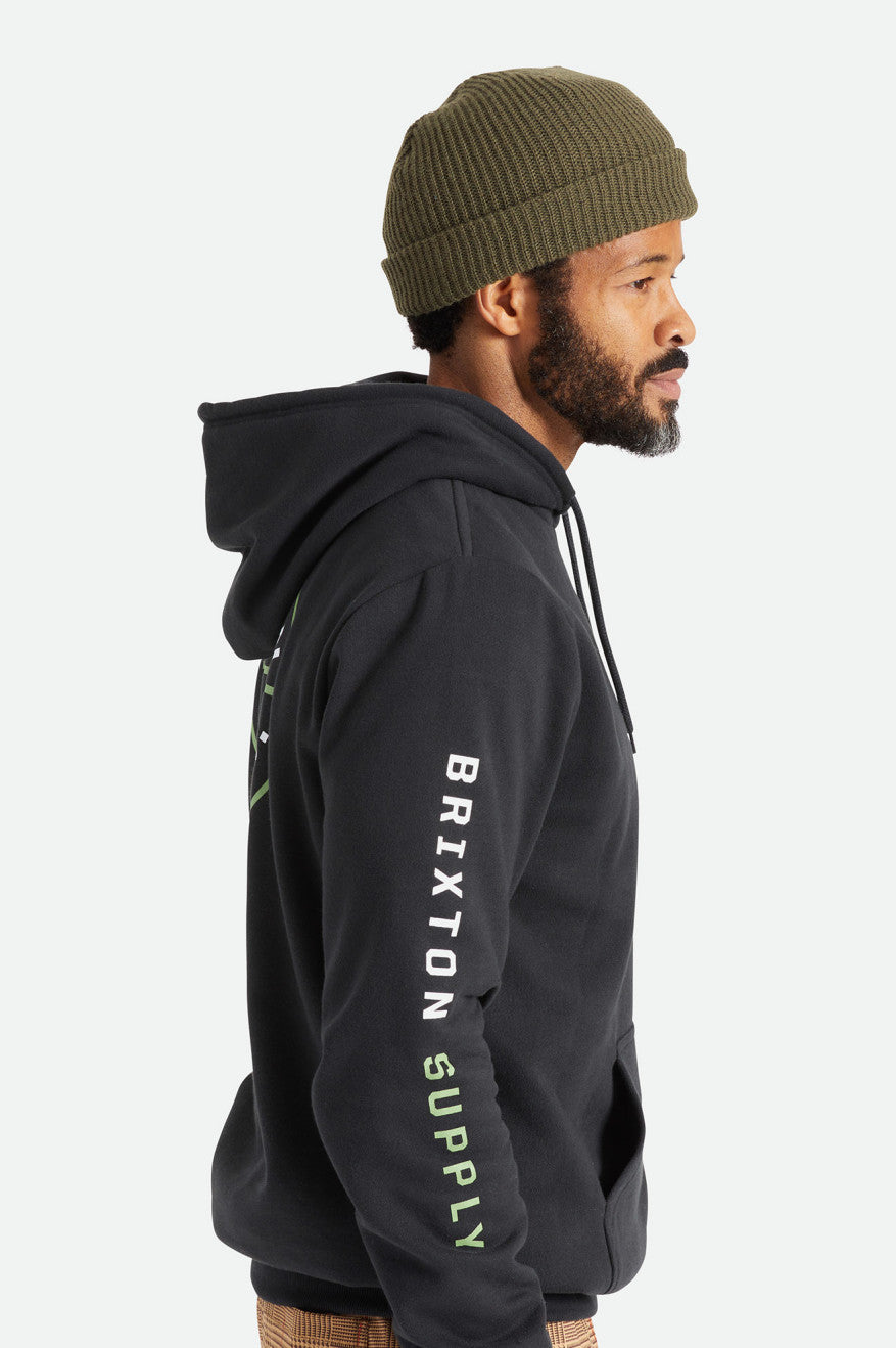 Men's Brixton Heist Beanie Olive | 7861REBXW