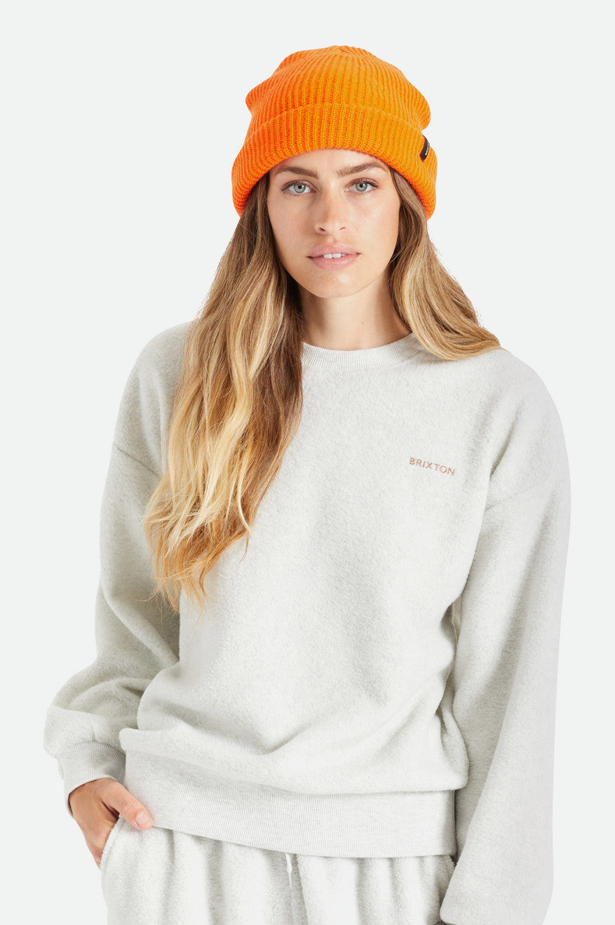 Men's Brixton Heist Beanie Orange | 4372WTOYF