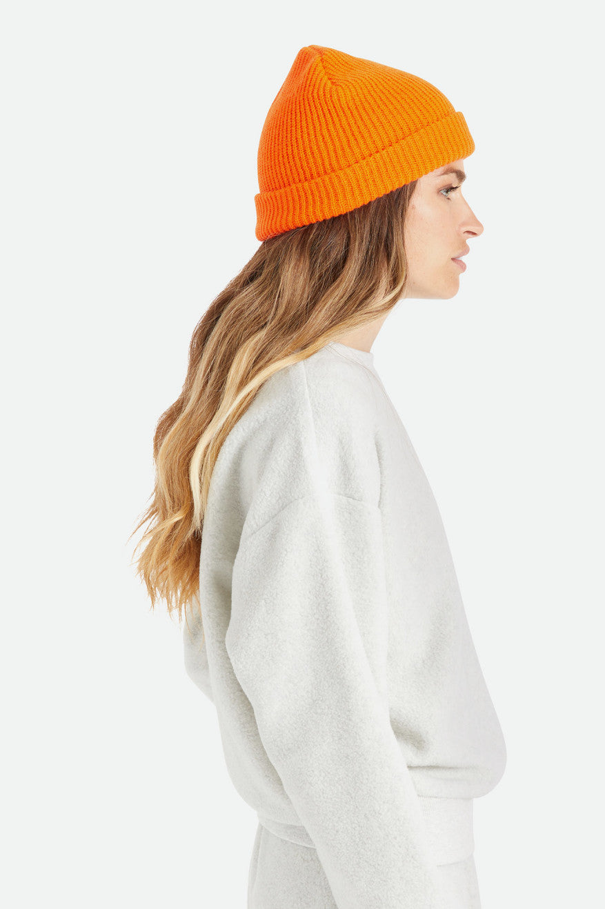 Men's Brixton Heist Beanie Orange | 4372WTOYF