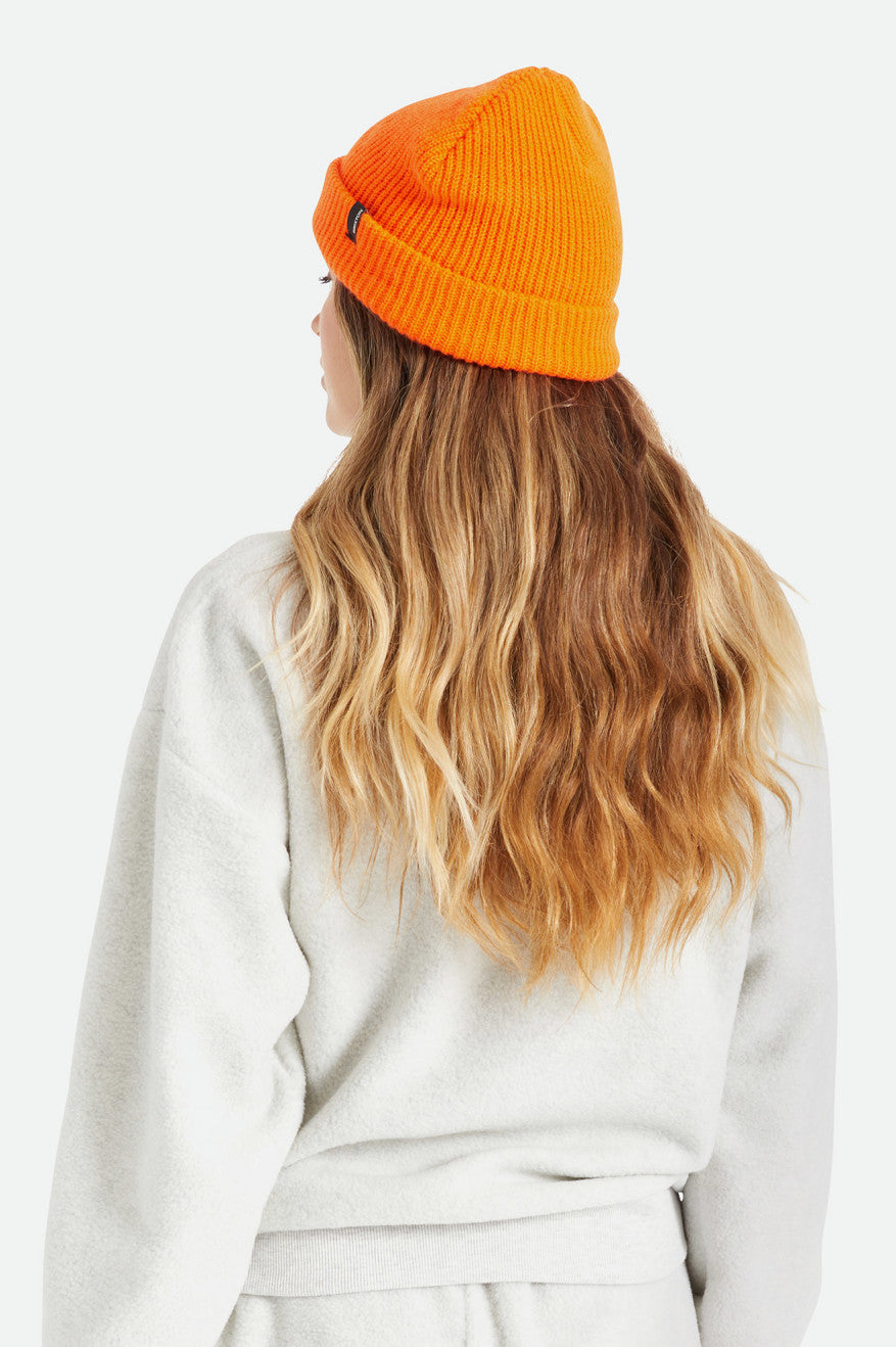 Men's Brixton Heist Beanie Orange | 4372WTOYF