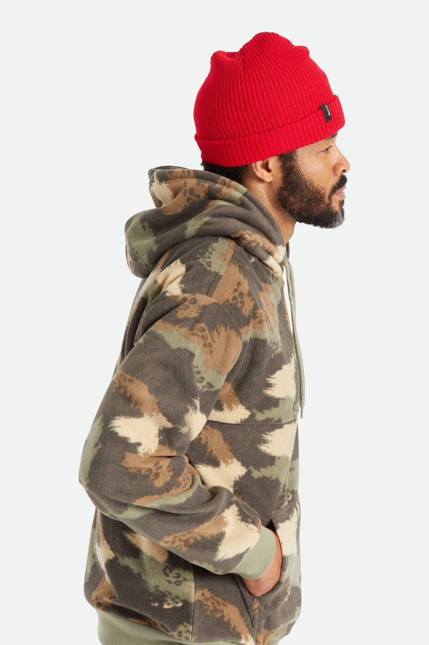 Men's Brixton Heist Beanie Red | 6137BDSUF