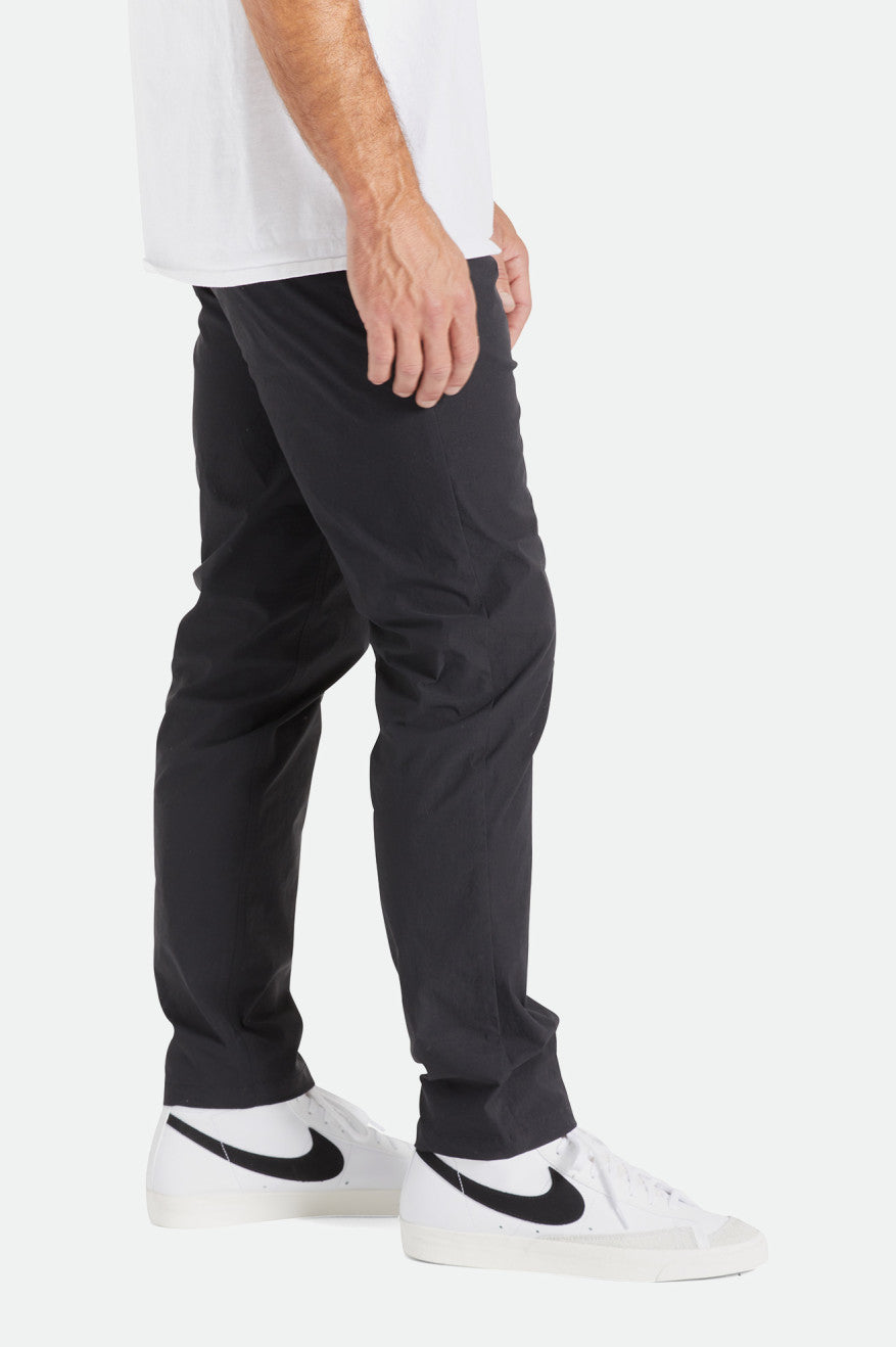 Men's Brixton Knox Utility Slim Pants Black | 6149YOQNX