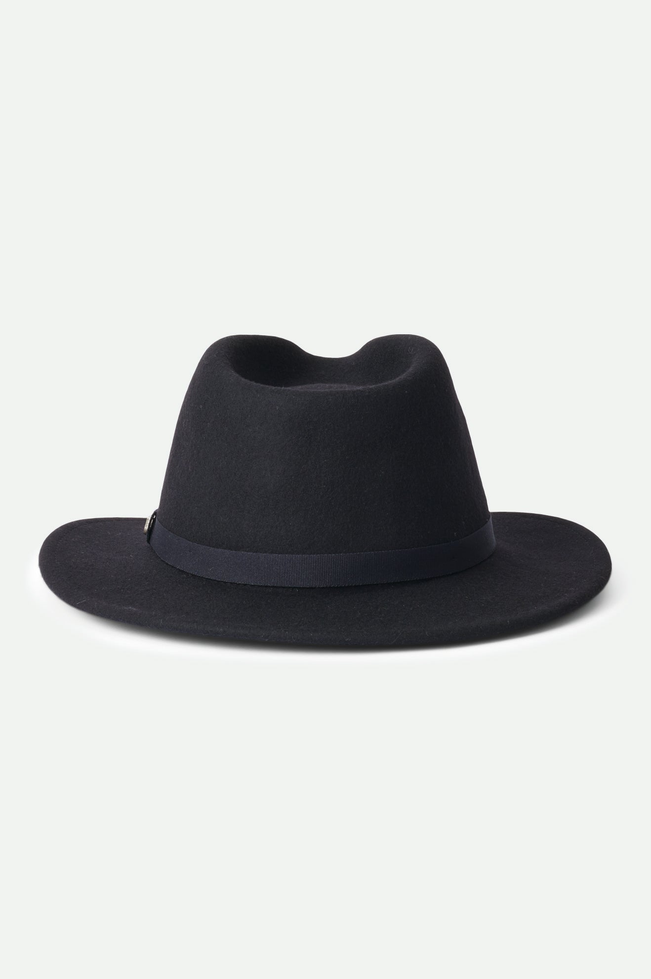 Men's Brixton Messer Packable Fedoras Black | 2483CMJPE