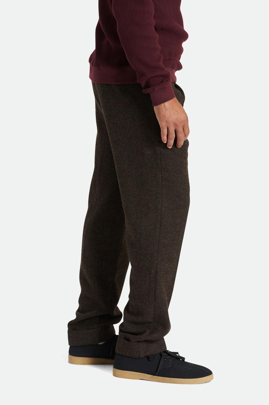 Men's Brixton Regent Reserve Trouser Pants Brown | 2391JXGVY